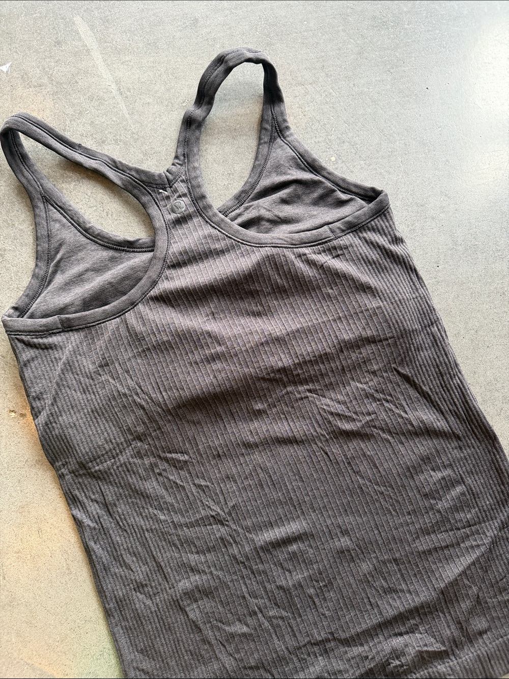 lululemon athletica Ribbed Racerback Tank - Charcoal